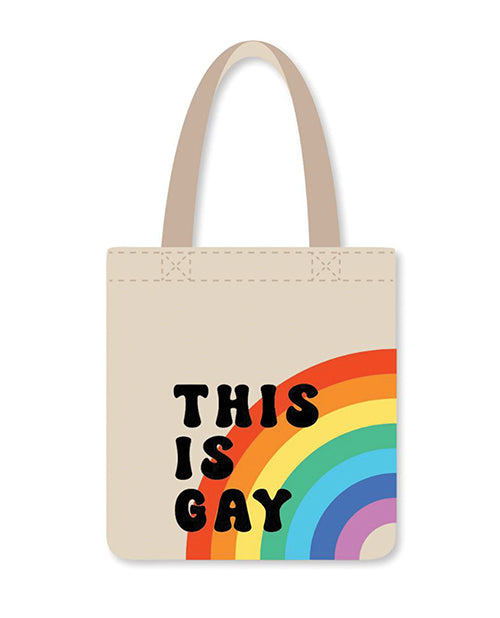 This Is Gay Rainbow Reusable Tote