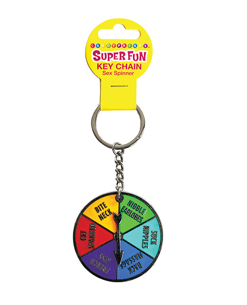 Candy Prints Super Fun Sex Spinner Key Chain