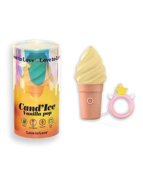 Love to Love Cand&apos;ice Ice Cream Cone Stimulator - Vanilla Pop
