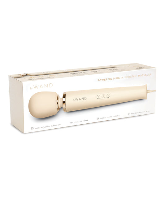 Le Wand Le Wand Powerful Plug-In Vibrating Massager - Cream
