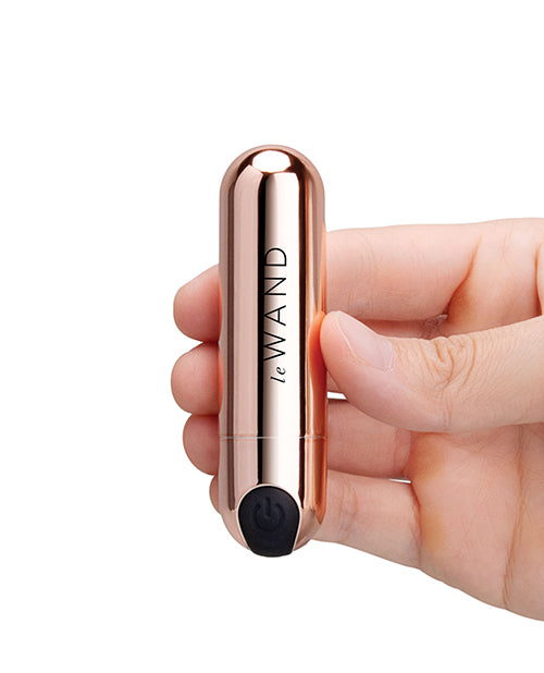 Le Wand Rechargeable Rose Gold Bullet Vibrator