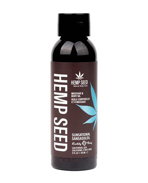 Earthly Body Massage &amp; Body Oil - 2 oz Sunsational