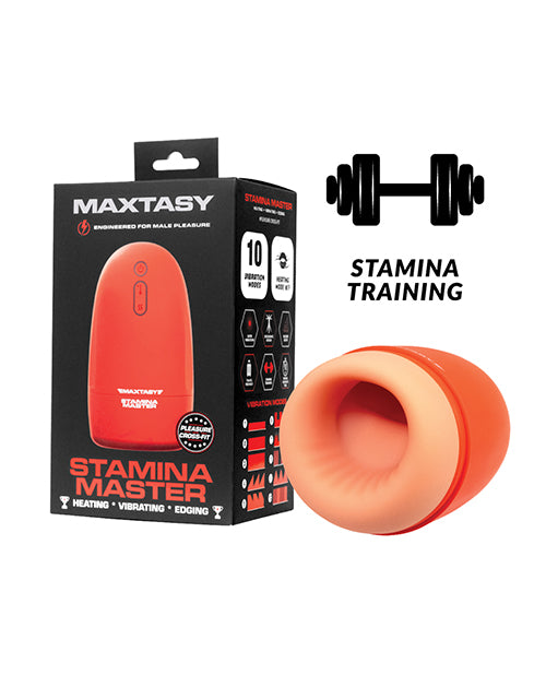 Maxtasy Maxtasy Stamina Master Heat up & Vibrating Stroker
