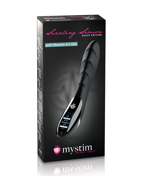 Mystim Mystim Sizzling Simon eStim Vibrator Black Edition