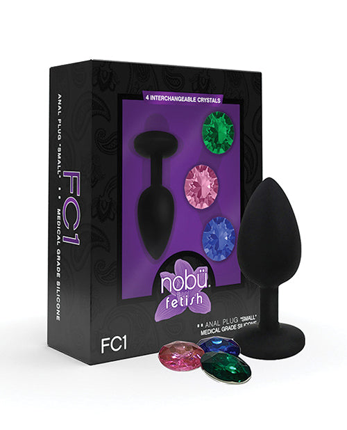 Nobu Fetish Small Silicone Plug w/Jewels