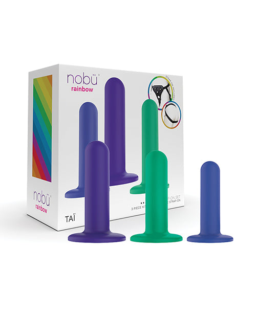 Nobu Tai Silicone Dildo Set w/Adjustable Strap On