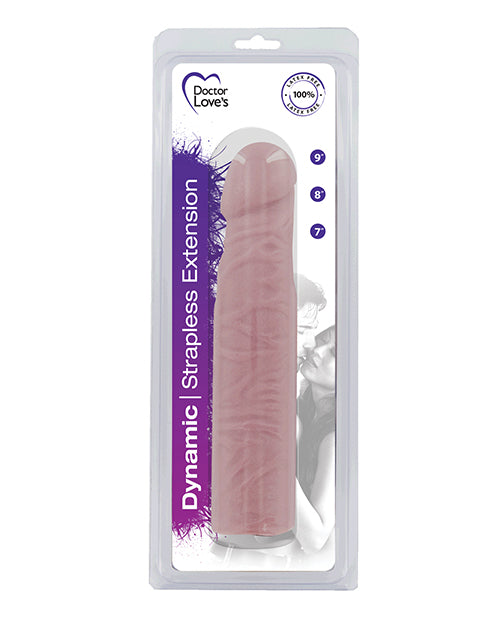 Doctor Love Dynamic Strapless 9&quot; Extension - Use w/ or w/o Erection