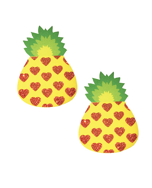 Neva Nude Pina Colada Glitter Pineapple Pasties - Multicolor O/S