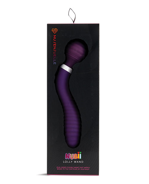 Nu Sensuelle Nu Sensuelle Lolly Double-Ended Flexible Nubii Wand - Purple