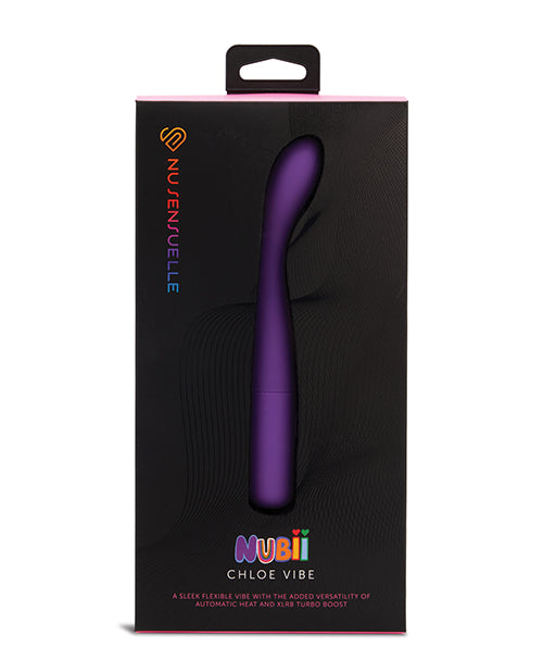 Nu Sensuelle Chloe Nubii G-Spot Vibe w/Turbo &amp; Heat - Purple