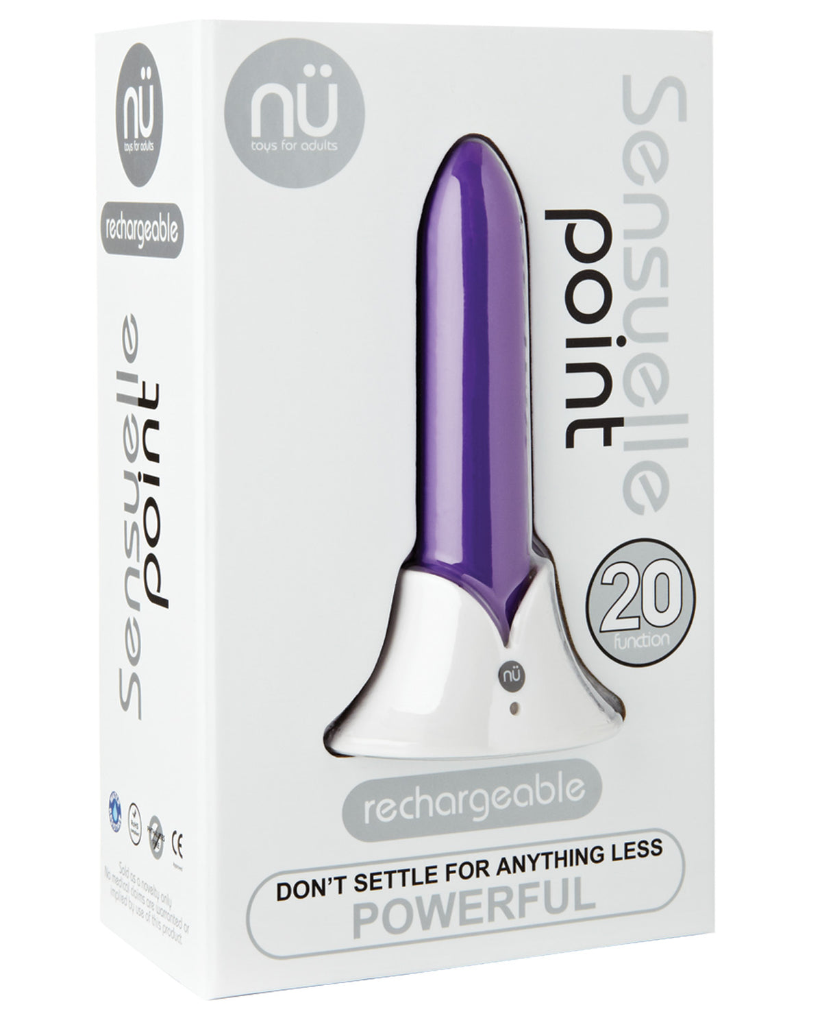 Nu Sensuelle Point Rechargeable Bullet - Black