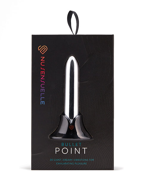 Nu Sensuelle Point Rechargeable Bullet - Silver