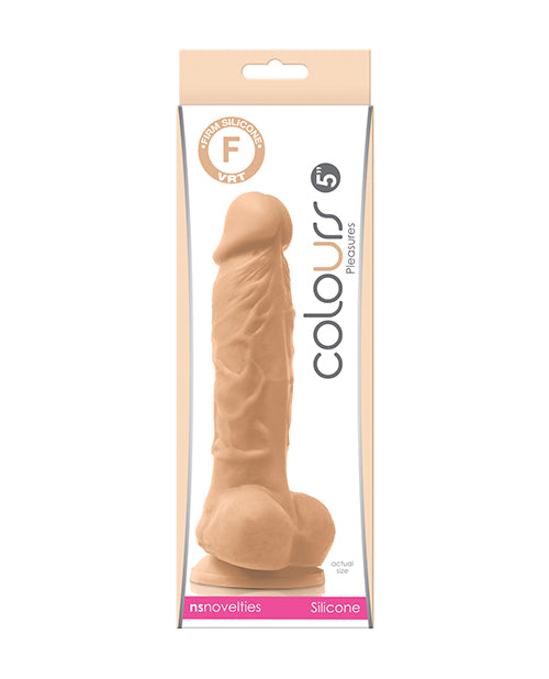 Colours Pleasures 5&quot; Dildo w/Suction Cup - Flesh