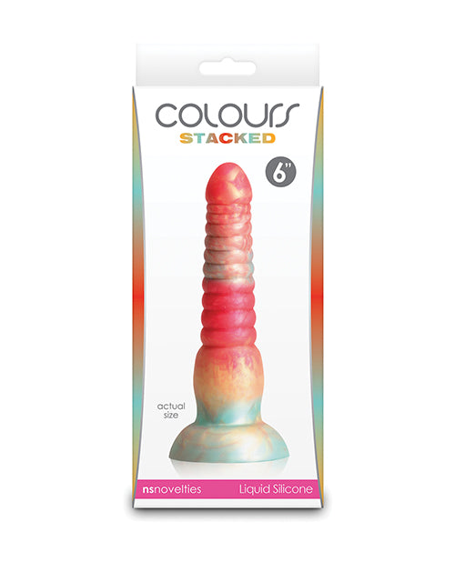 Colours Colours Stacked 6" Dildo
