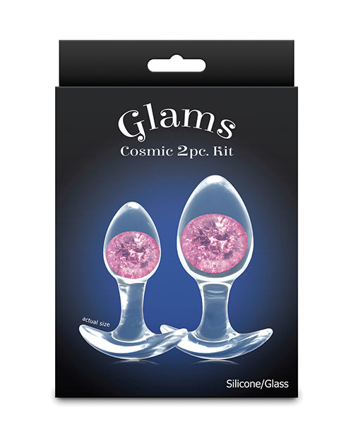 Cosmic Glams 2 pc Plug Kit - Pink