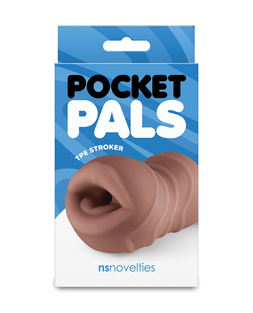 Pocket Pals Mouth Stroker - Brown