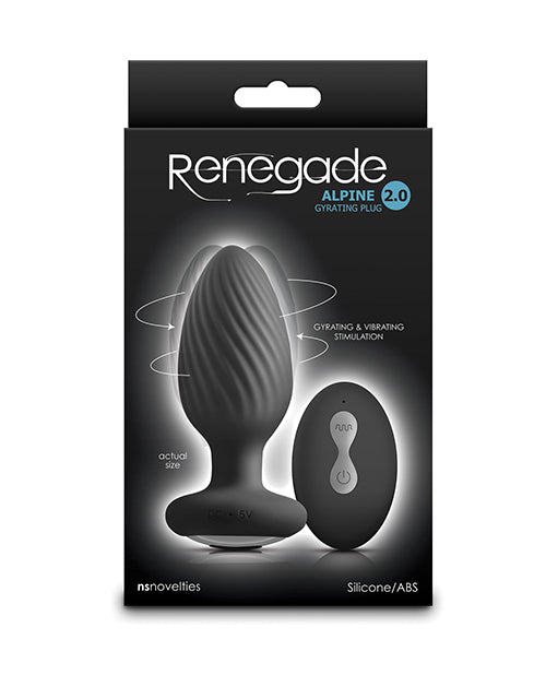 Renegade Renegade Alpine 2.0 Gyrating & Vibrating Butt Plug w/Remote