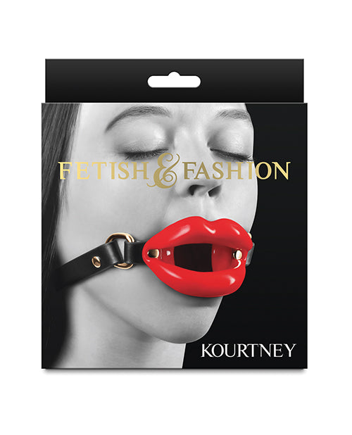 Fetish &amp; Fashion Kourtney Gag - Black/Red