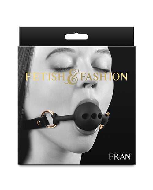 Fetish &amp; Fashion Fran Ball Gag - Black