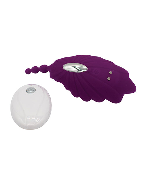 Natalie’s Toy Box Shell Yeah! Remote Controlled Wearable Panty Vibrator - Purple