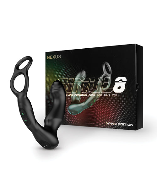 Nexus Nexus Simul8 Wave Dual Cock Ring Prostate Massage