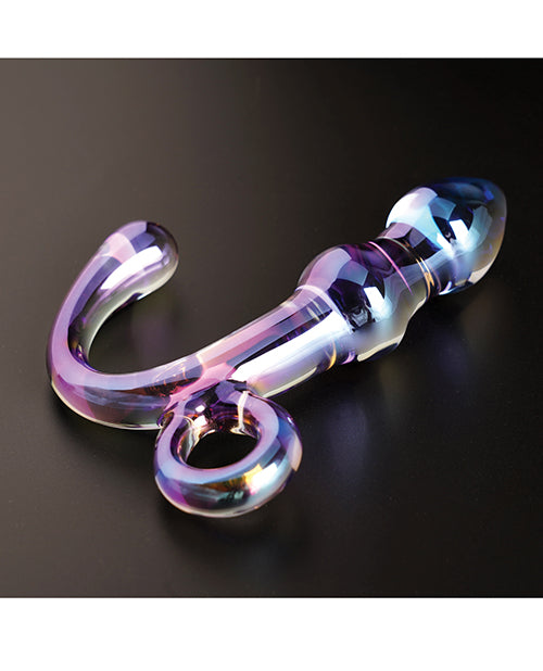 Cristal Cristal Orchid Pulse Glass Dildo w/Removable Bullet Vibe