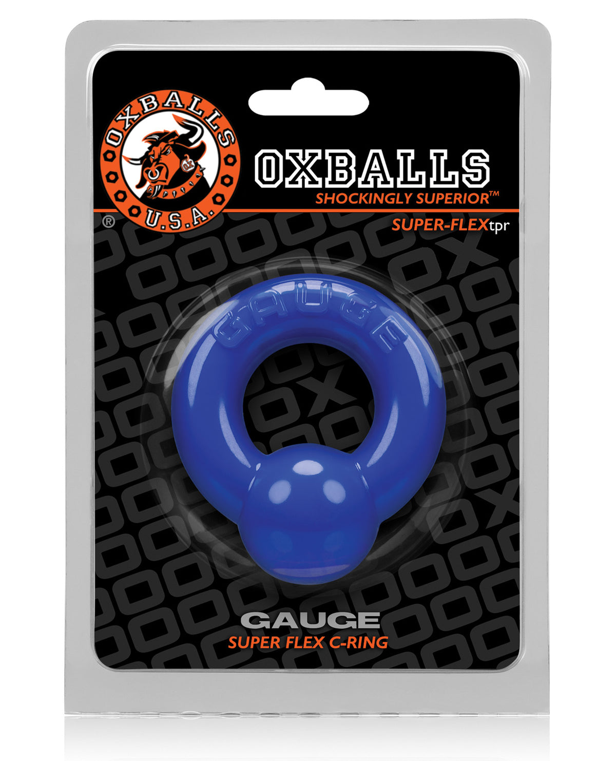 Oxballs Gauge Cockring - Black