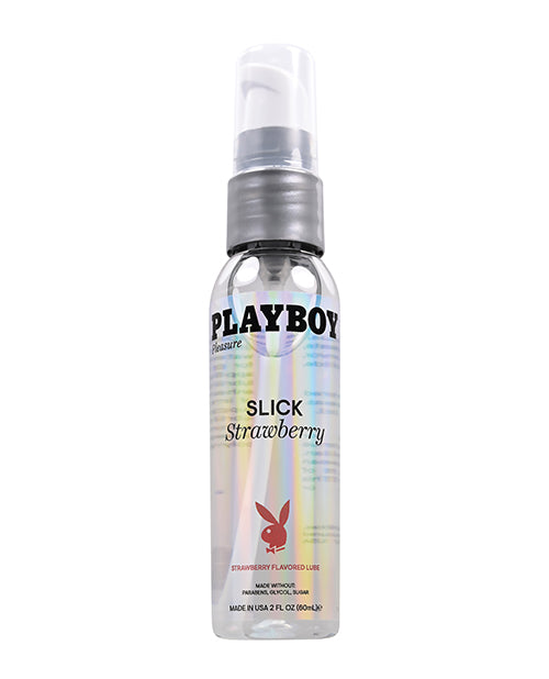 Playboy Pleasure Slick Lubricant - 2 oz Strawberry