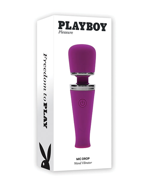 Playboy Playboy Pleasure Mic Drop Petite Wand Vibrator