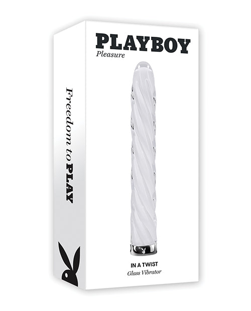 Playboy Playboy Pleasure In the Twist Glass Vibrator