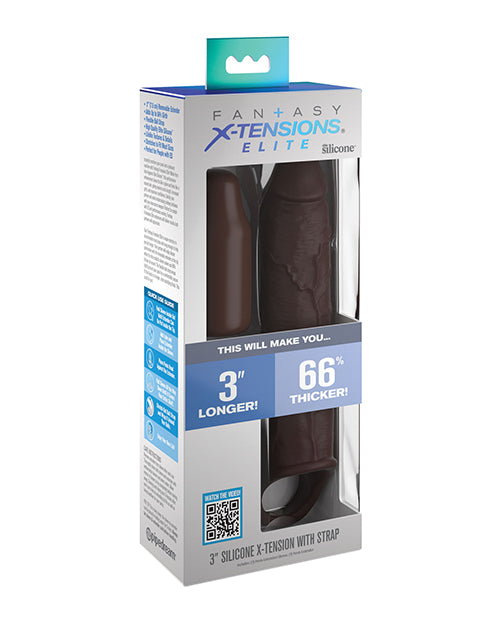 Fantasy X-tensions Elite 7&quot; Extension w/Strap - Brown