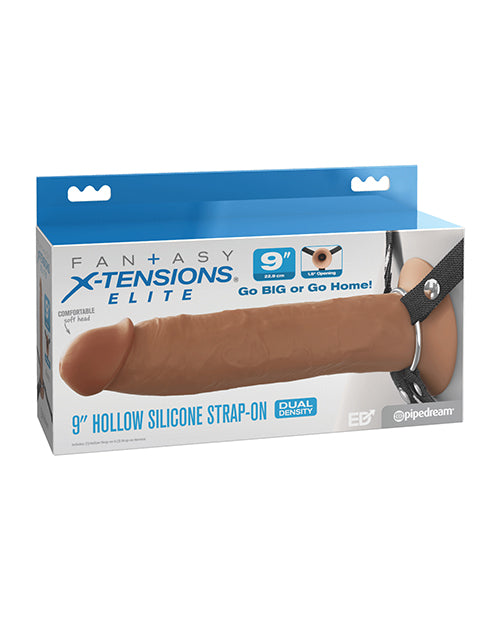 Fantasy X-Tensions Elite 9" Silicone Hallow Strap-On Dual Density