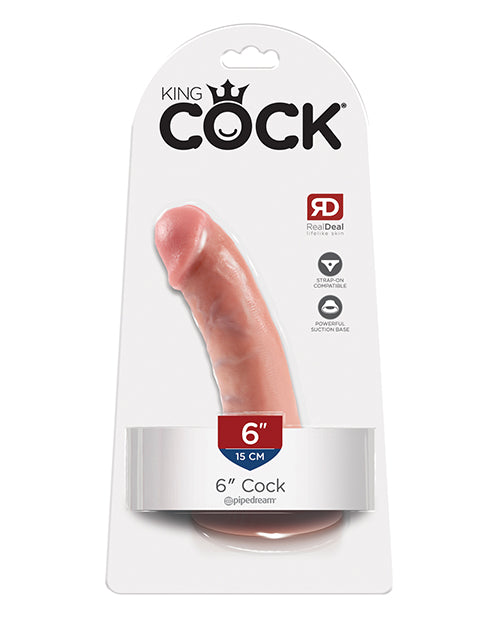 King Cock 6&quot; Cock - Flesh