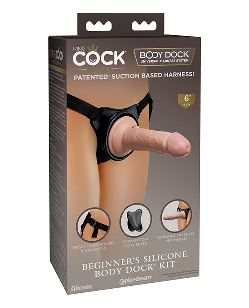 King Cock Elite Beginner&apos;s Silicone Body Dock Kit