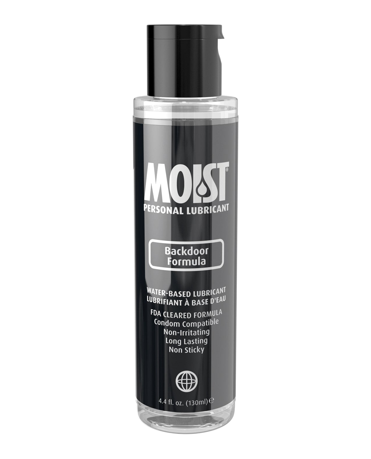 Moist Backdoor Formula Water-Based Personal Lubricant - 4.4 oz
