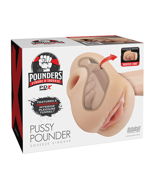 PDX Plus Pussy Pounder Squeeze Stroker - Light