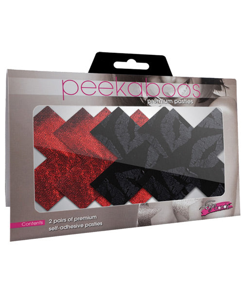 Stolen Kisses Xs - Red &amp; Black Pack of 2