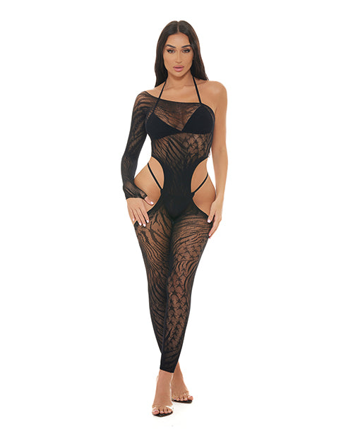 Pink Lipstick Pink Lipstick Star Sign Bodystocking