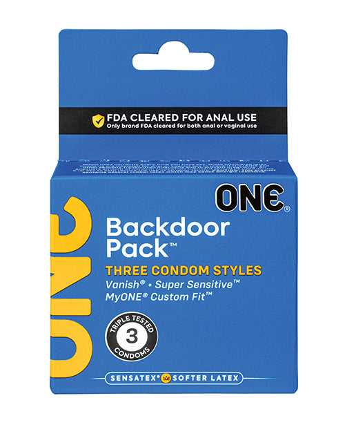 One Backdoor Pack Custom Fit Condoms