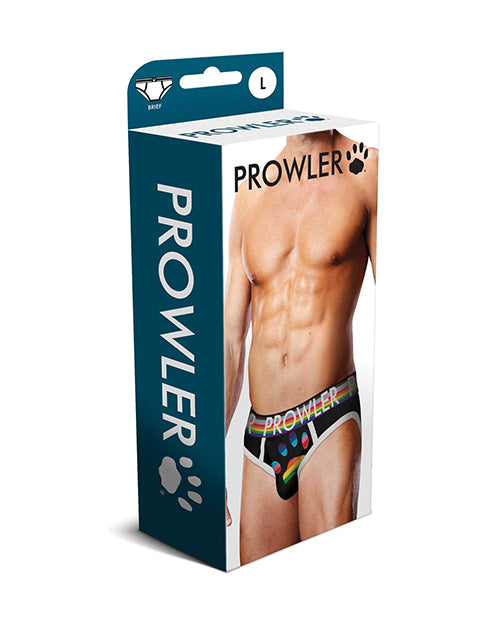 Prowler Oversized Paw Brief - Black/Multi SM