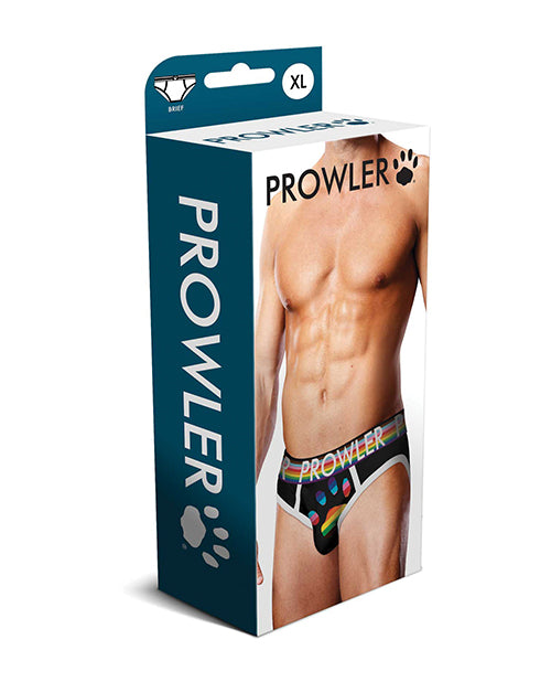 Prowler Oversized Paw Brief - Black/Multi SM