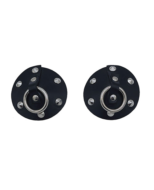 Rouge Rouge Leather Studded Nipple Covers