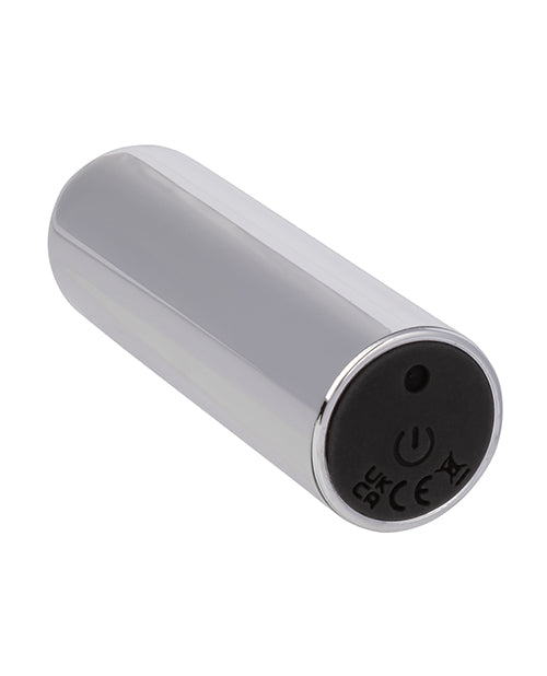 10 Function Rechargeable Bullet Stimulator - Silver