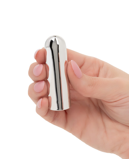 10 Function Rechargeable Bullet Stimulator - Silver