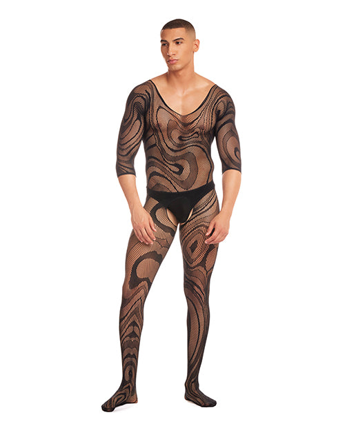 Xavier & Kitty's Romper Room Rainbow Party Supernova Body Stocking 2 pc Set w/Thong