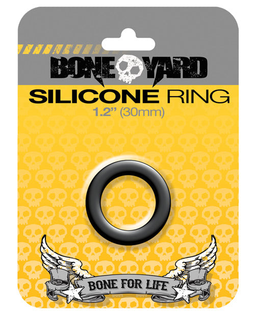 Boneyard 1.2&quot; Silicone Ring - Black