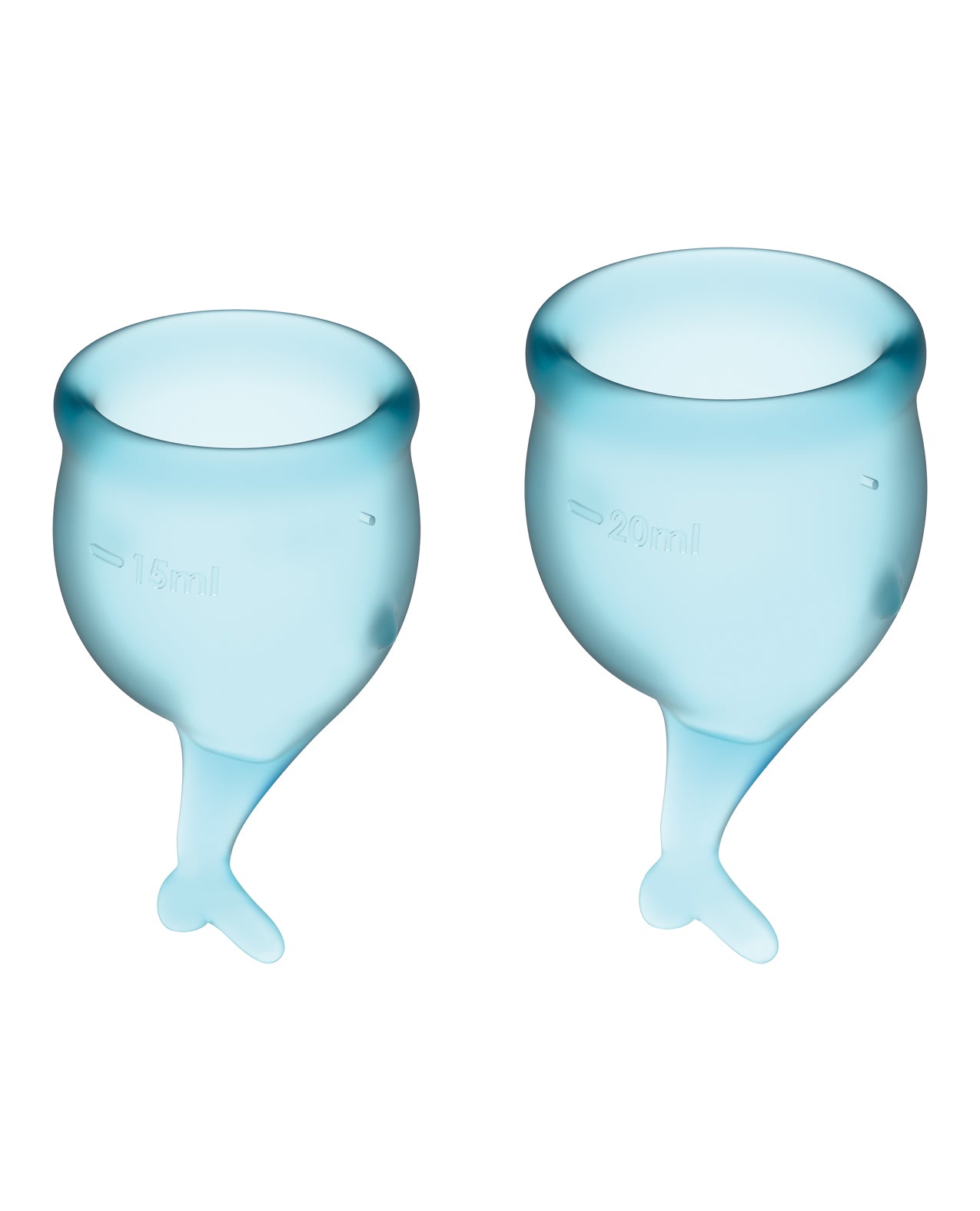 Satisfyer Feel Good Menstrual Cup - Light Blue