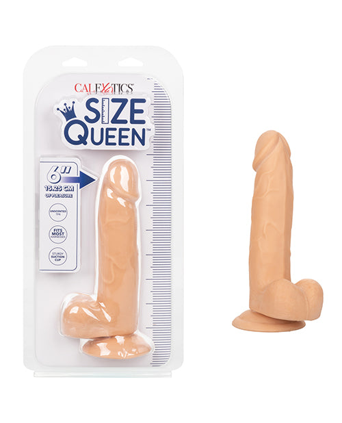 Size Queen 6&quot; Dildo - Ivory