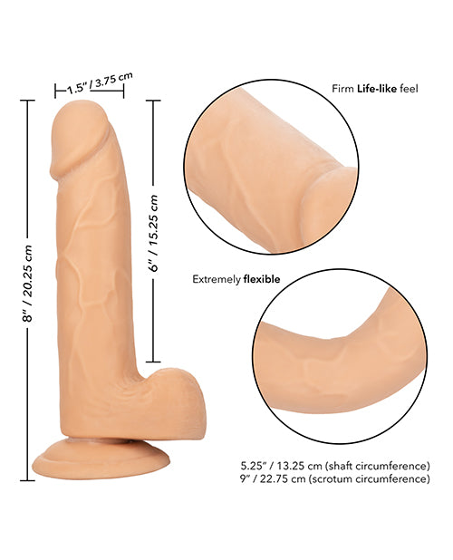 Size Queen 6" Dildo - Pink