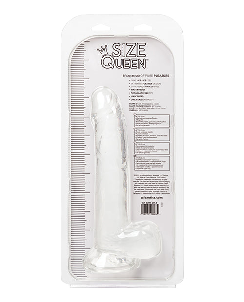 Size Queen 8" Dildo - Purple